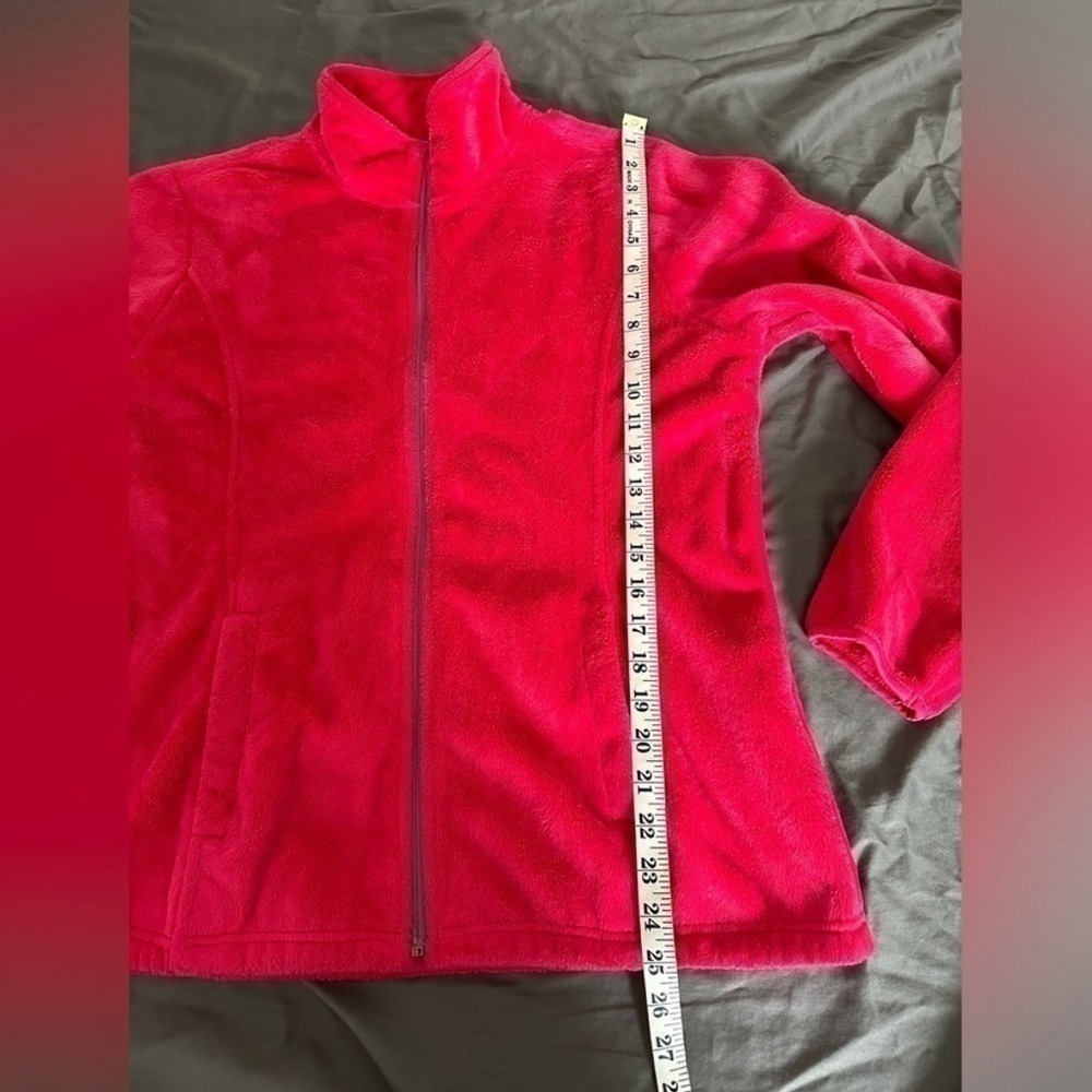 Gerry Fleece Jacket Women’s Size L Pink Full Zip - Picture 7 of 9